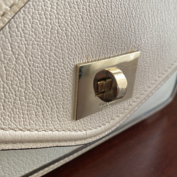 KATE SPADE ♠️ New York "CHANTELLE" WALTER PLACE PEBBLE LEATHER SATCHEL BAG GUC - Picture 10 of 16